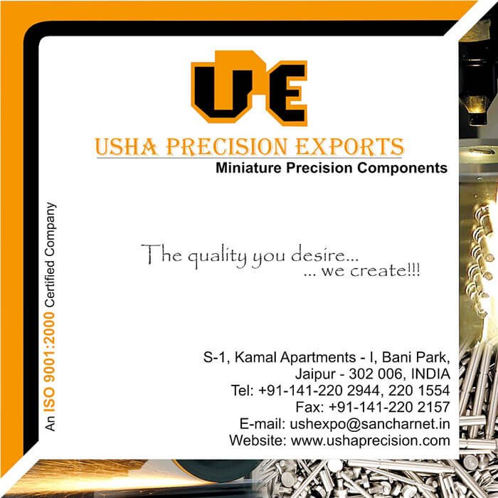 Small CD Cover Design - Usha Precision