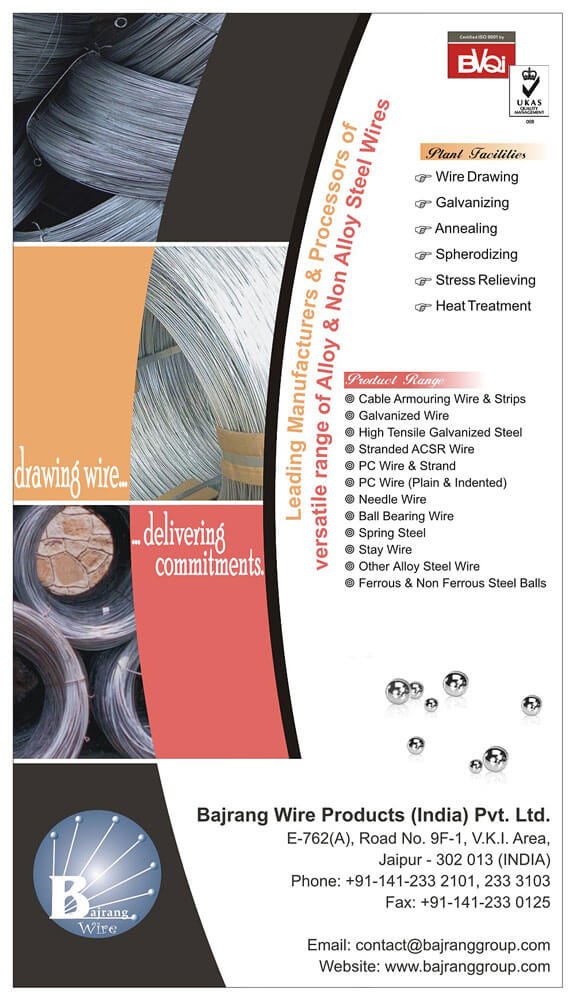 Magazine Ad Design - Bajrang Wire Products