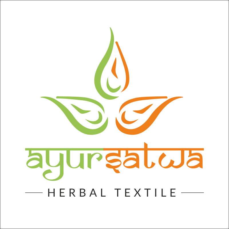 Two Color Logo Design - Ayursatva Herbal Textile