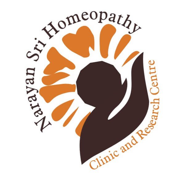 Two Color Logo Design for Narayan Shri Homeopathic Clinic