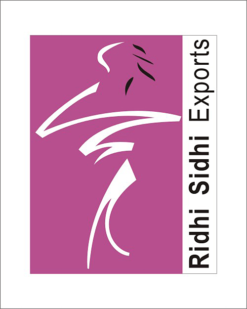 Three Color Flat Logo Design - Riddhi-Siddhi Exports